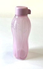 Botella de agua Tupperware Eco tapa abatible rosa claro 16 OZ