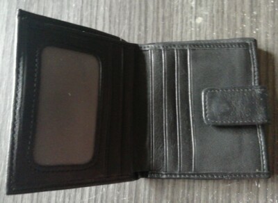 Portefeuille Homme BELLIDO En Cuir - Deux Volets - Pour Cartes, Billets, Monnaie - Neuf Jamais Utilisé