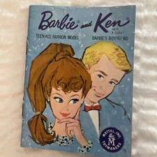 Vintage 1962 Barbie And Ken Teenage Fashion Booklet Catalog of Outfits