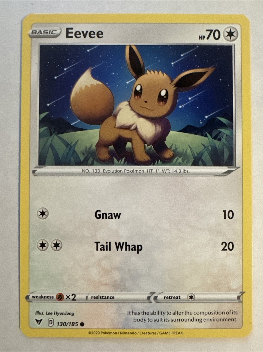 Eevee 130/185 Vivid Voltage NM Regular Common Pokemon Card | eBay