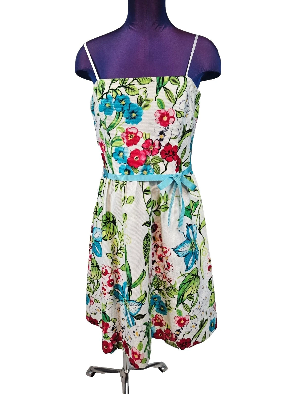 Vestidos formais florais femininos David Meister