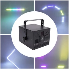 10W RGB DMX Full Color ILDA Laser Light DJ Stage KTV Club Party 30KPPS Aluminium
