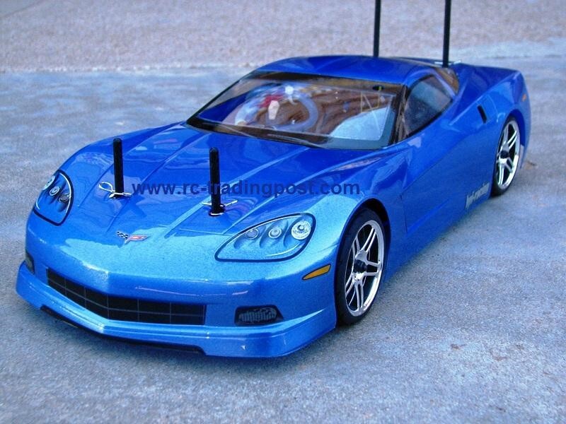 Custom Painted Chevy Corvette C6 Lightning EPX Drift 1/10 4WD RC Drift Car RTR