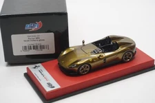 1/43 BBR FERRARI SP2 VERDE VOLTERRA GLOSS RED LEATHER BASE LE10 N MR