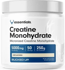 Bucked Up Creatine Monohydrate Sports and Fitness Performance Powder - 250g