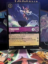 Disney Lorcana TCG Pinocchio On the Run 57/204 Uncommon Non-Foil