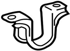 48824-0C010 Toyota Bracket, stabilizer, front 488240C010, New Genuine OEM Part