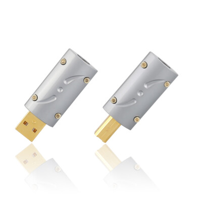 Viborg Gold Plated Super Speed USB 2.0 Male HiFi Type A Type B Cable Connector