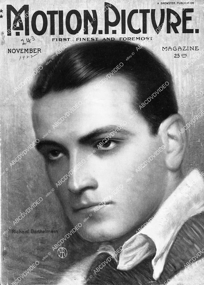 Vintage Richard Barthelmess Motion Picture Magazine Cover 6509-024  