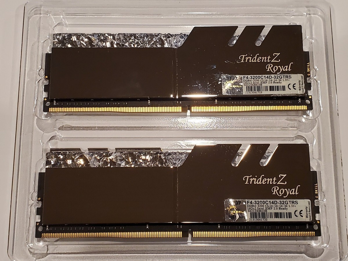 G.SKILL TridentZ Royal RGB 32GB (2x16GB) 3200 MHz *14-14-14-34* (B