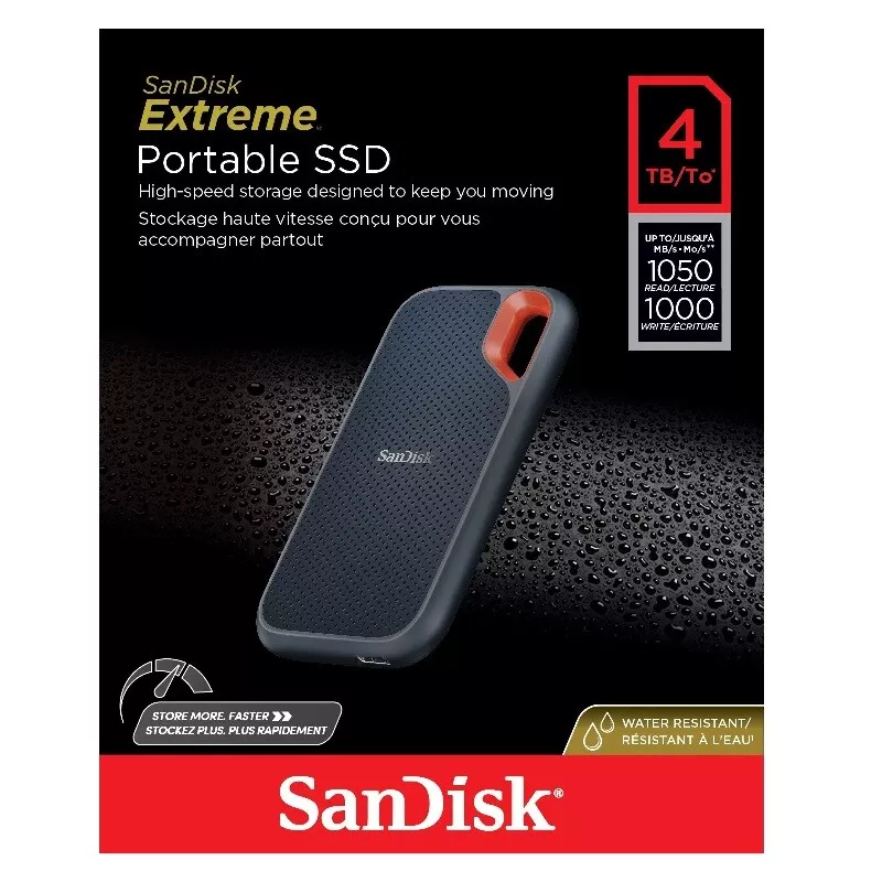 セール新作 SanDisk エクストリーム ポータブルSSD V2 4TB SDSSDE61