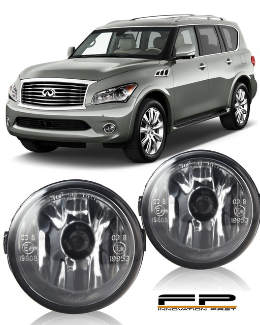 FOR 20112013 INFINITI QX56 CLEAR LENS REPLACEMENT FOG LIGHT HOUSING