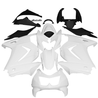 Unpainted White ABS Fairing Bodywork For Kawasaki Ninja 250R EX250