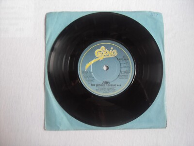 ABBA THE WINNER TAKES IT ALL EPIC RECORDS UK 7'' VINYL SINGLE RECORD