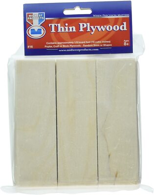 Midwest Products #16 Thin Plywood Economy Bag New Free Shipping