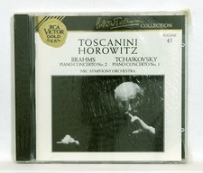 HOROWITZ, TOSCANINI - BRAHMS & TCHAIKOVSKY piano concertos RCA CD STILL SEALED