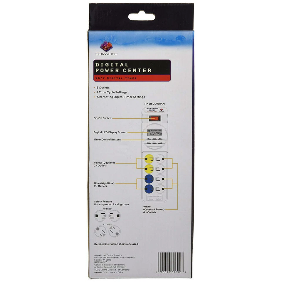 Digital Power Center Day/Night Timer - Coralife - Image 2 of 2