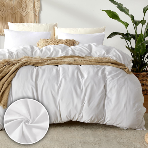 Duvet Cover Full Size 80X90 and 2 Pillow Cases Soft Breathable Duvet Cover Set 3 - Picture 12 of 12