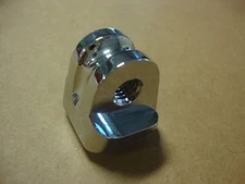 BIG DOG MOTORCYCLES OEM HEADLIGHT MOUNT SQUARE BOTTOM MOUNTING POST CHROME 