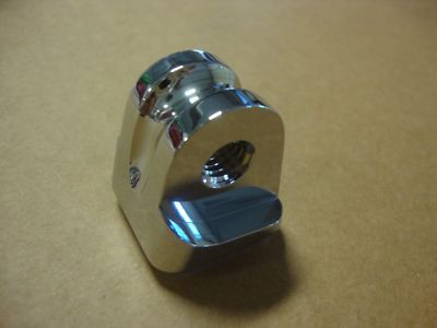 BIG DOG MOTORCYCLES OEM HEADLIGHT MOUNT SQUARE BOTTOM MOUNTING POST CHROME 