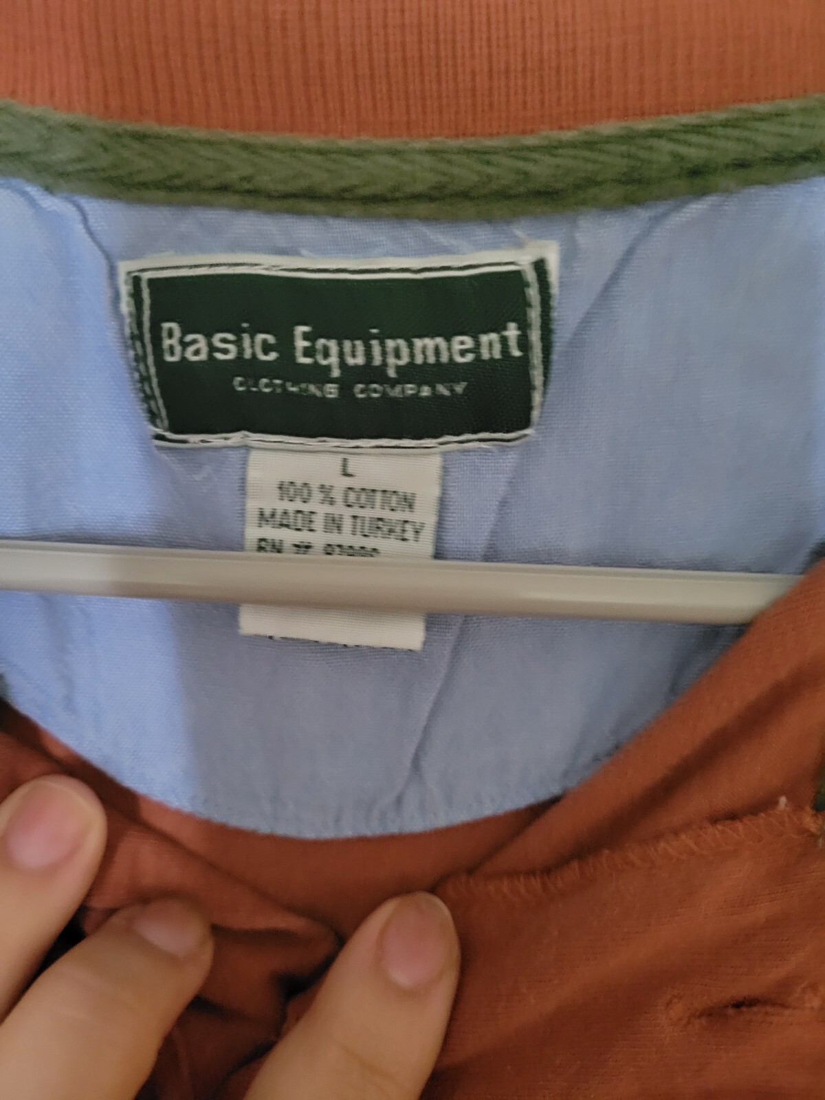 Basic Equipment Collared Long sleeve t shirt size… - image 5