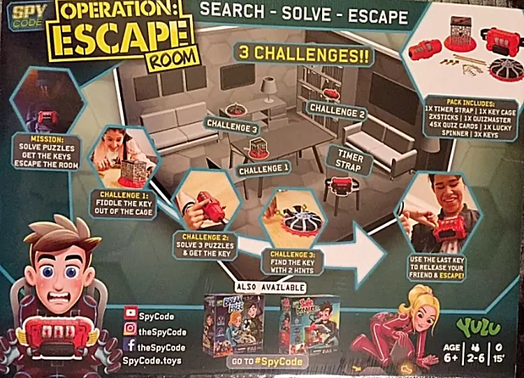 Escape Room: The Game – Challenge 2, Board Game