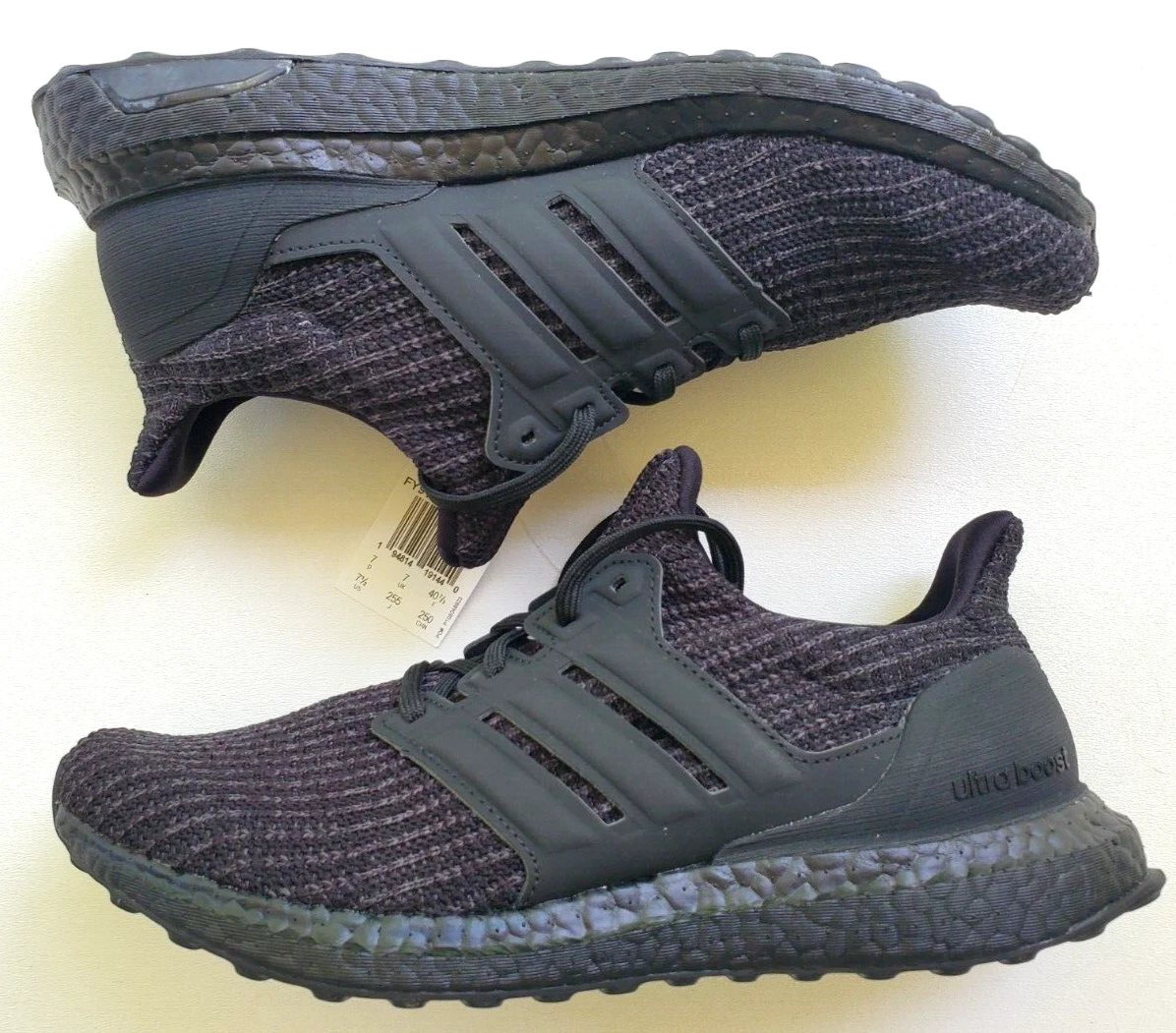 Adidas Ultra Boost 4.0 DNA Core Black Men s Athletic Shoes FY9121 Size 7.5
