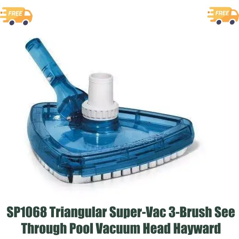 SP1068 Triangular SuperVac 3Brush See Through Pool Vacuum Head