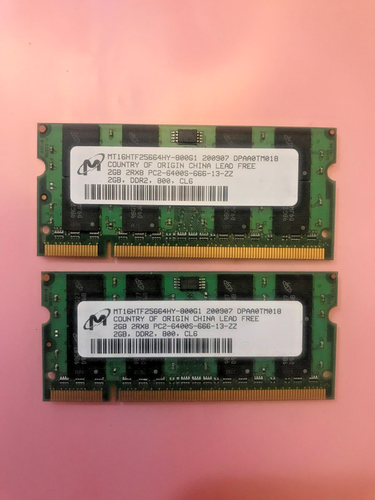 Crucial CT25664AC800.16FG 2GB PC2-6400 DDR2-800MHz - Picture 2 of 2