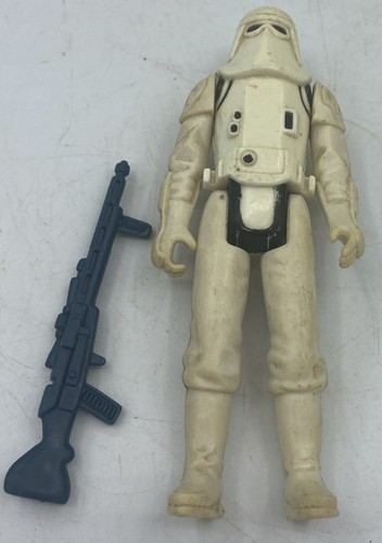 VINTAGE 1980 STAR WARS HOTH SNOWTROOPER with Gun HK #21 - Picture 3 of 4