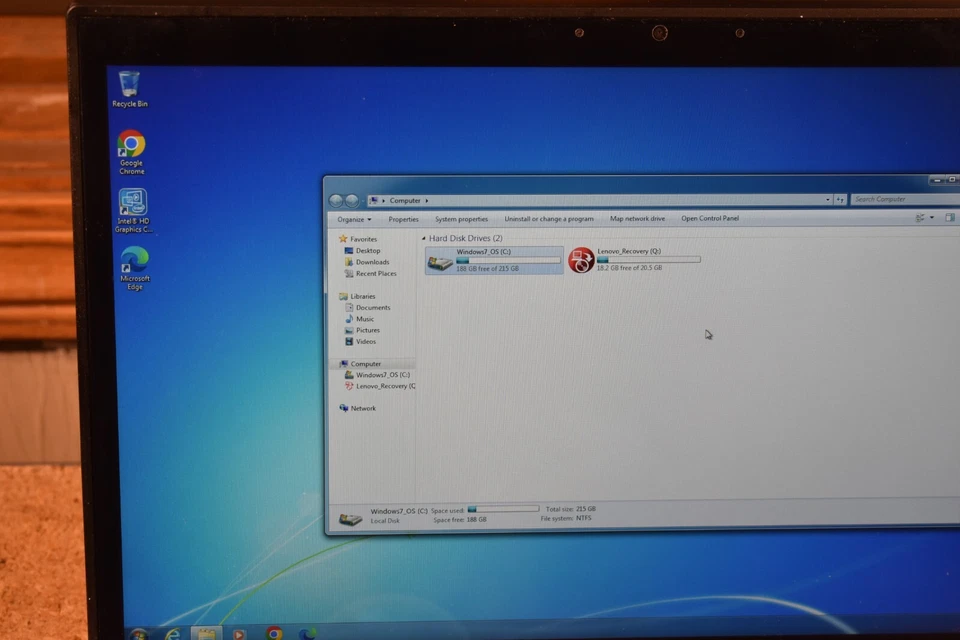 Lenovo ThinkPad T440s Core i5 4GB 256GB SSD Windows 7 Pro 32-bit Touchscreen - Image 4 of 4