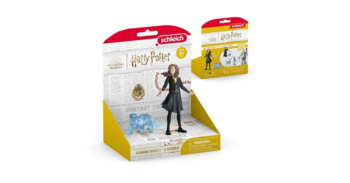 ERMIONE E PATRONUS miniature in resina HARRY POTTER schleich 42681 età 6+