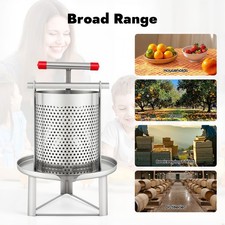 Manual Stainless Steel Mesh Bee Honey Press Machine Beekeeping Home Portable New