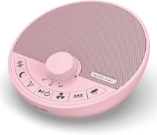 Portable White Noise Sound Machine with 18 Sleep Sounds, Battery Powered Bluetoo