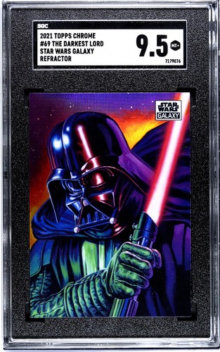 2021 Topps Chrome Star Wars Galaxy Refractor #69 Il Signore più Oscuro - SGC 9,5 MT+