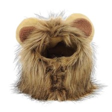 Lion Mane for Cats, Funny Halloween Costume for Cats, Lion Mane Wig Hat for Cat