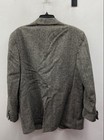 Vintage Men's Gray Herringbone Wool Blend Blazer Sports Coat Single Vent M — photo 2