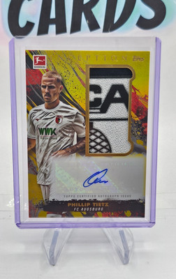 2024-25 Topps Inception - Phillip Tietz Gold 1/1  Patch Auto FC Augsburg