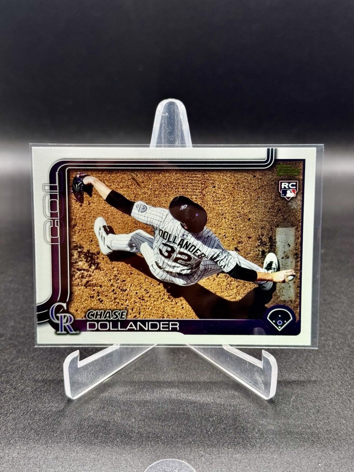 Chase Dollander 2025 Topps Update Golden Mirror SSP RC Variation #US151 Rockies