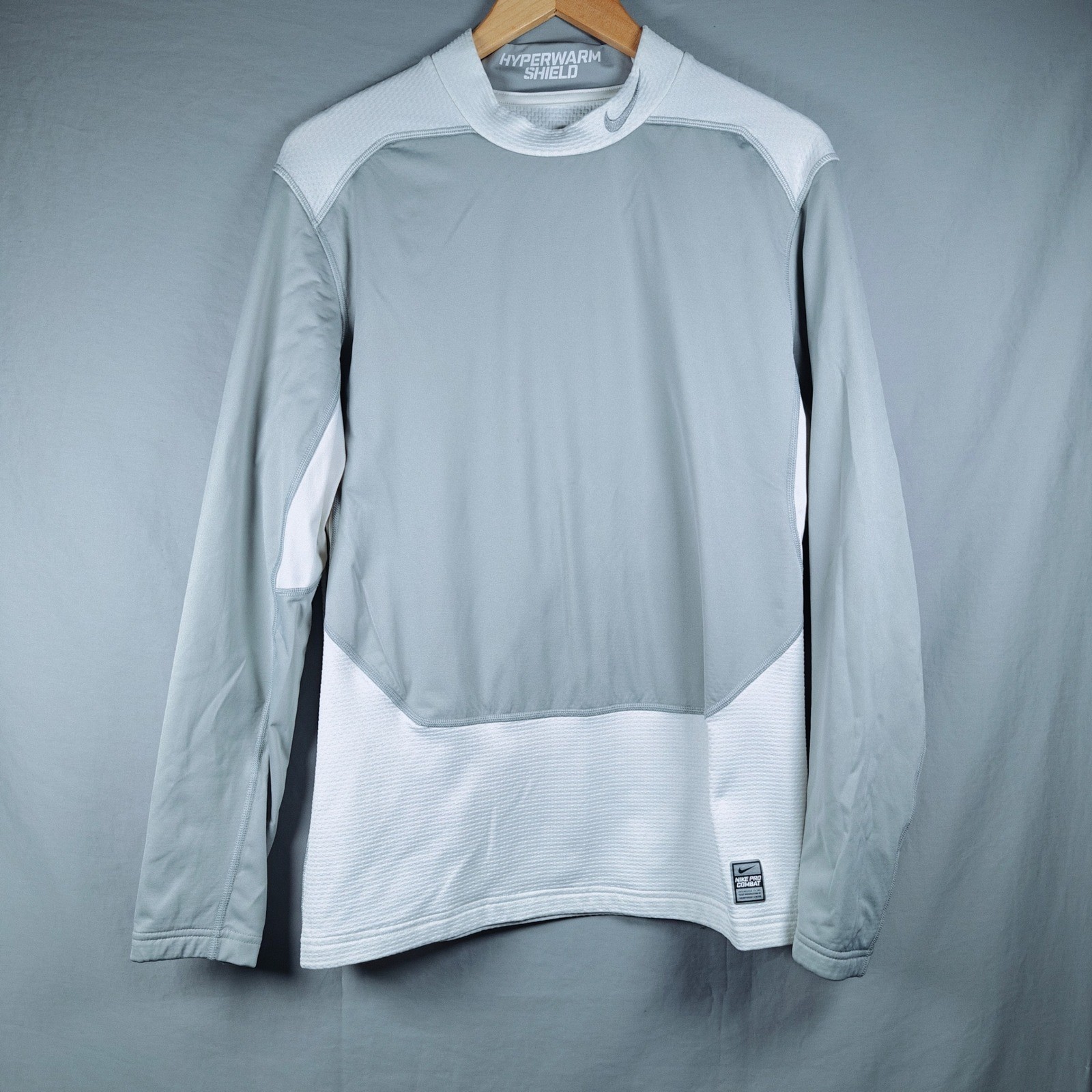 Nike Pro Combat Hyperwarm Shield long- sleeve shi… - image 1