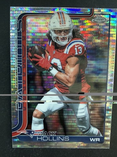 2025 Topps Chrome #206 Mack Hollins Pulsar Refractor