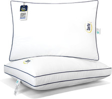 Hotel Collection Bed Pillows Queen/Standard Size Set of 2, 400 Thread Count 100