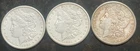 Lot of #3  1881-s   Silver Morgan Dollars. Winner gets all three.