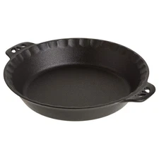 Camp Chef True Seasoned Cast Iron Pie Pan, 10"