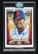 2024 Topps Archives Signature Series 1/1 Pedro Martinez Buyback Auto HOF 2g8