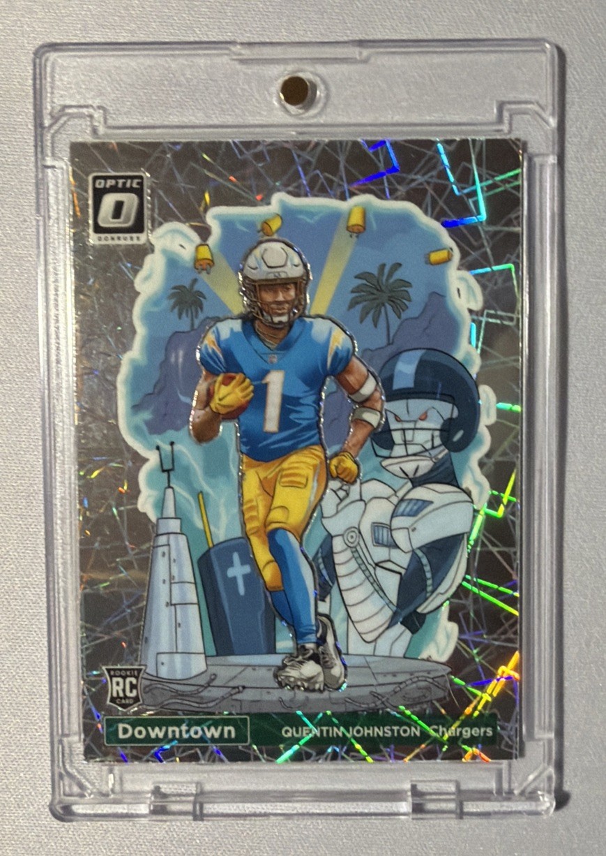 2023 Panini Donruss Optic Downtown Quentin Johnston #D-16 (RC)
