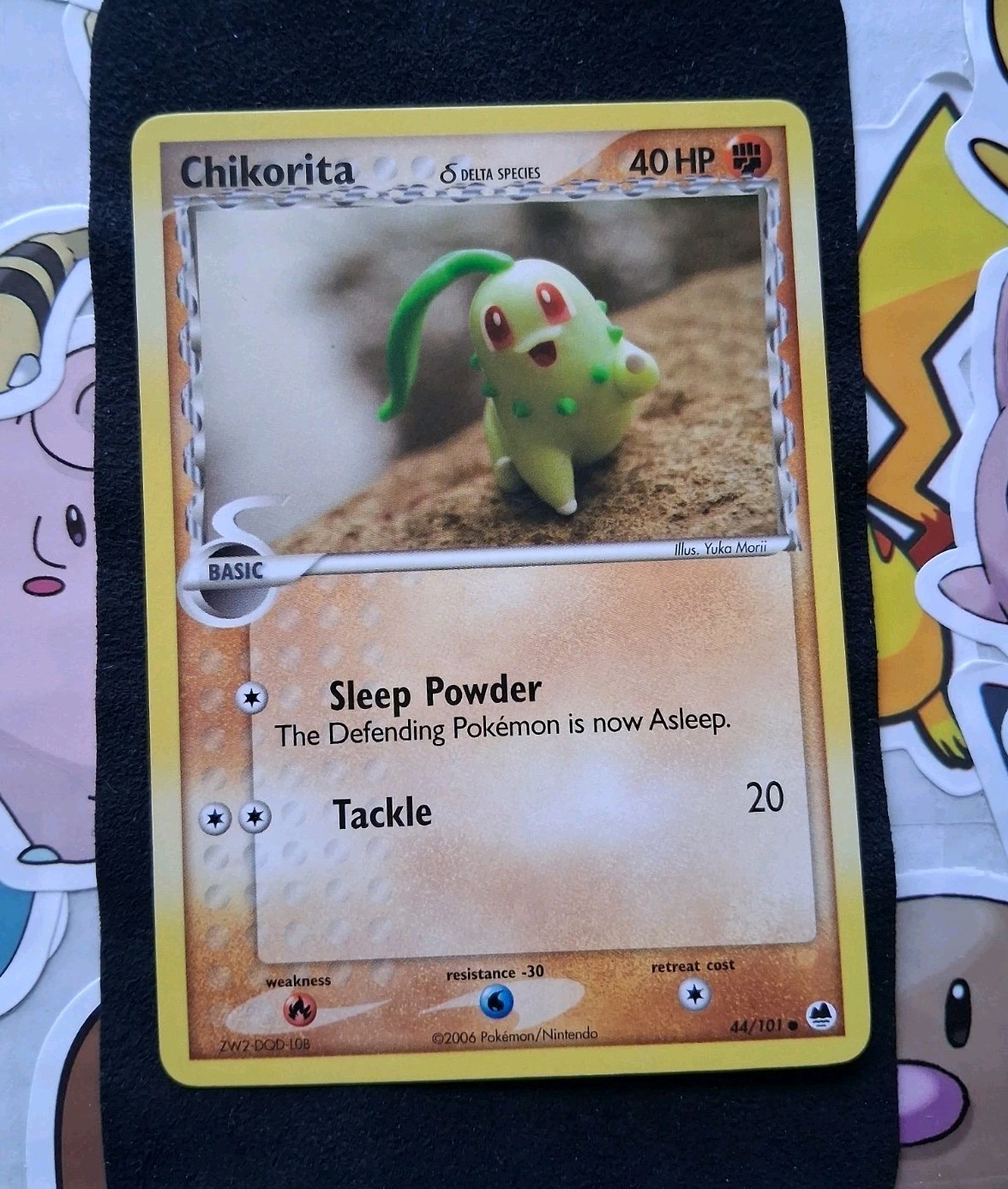 Chikorita DELTA SPECIES 44/101 Dragon Frontiers NM