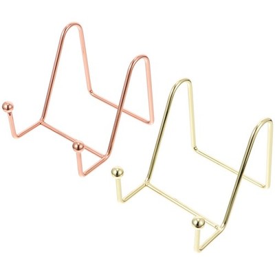 2PCS Iron Art Display Holder Multifunktional Fotorahmenhalter Magazin Stand