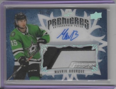 2024-25 Upper Deck Ice Ice Premieres Patch Autographs #IP4 Mavrik Bourque  05/10
