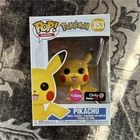 Funko Pop! Vinyl Pokémon Pikachu #353 Flocked GameStop Exclusive Figure